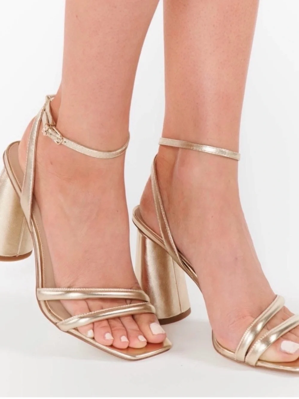Sam Edelman Women's Kia Ankle Strap High Heel Sandals (WIDE)